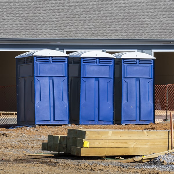 can i customize the exterior of the portable restrooms with my event logo or branding in Cabot